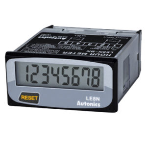 LE8N Series – DIN W48×H24mm, Indication Only, LCD Timer (Hour Meter)